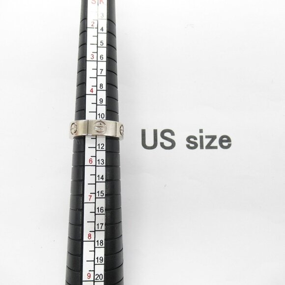 CARTIER 18k White Gold Love Ring - Picture 8 of 9